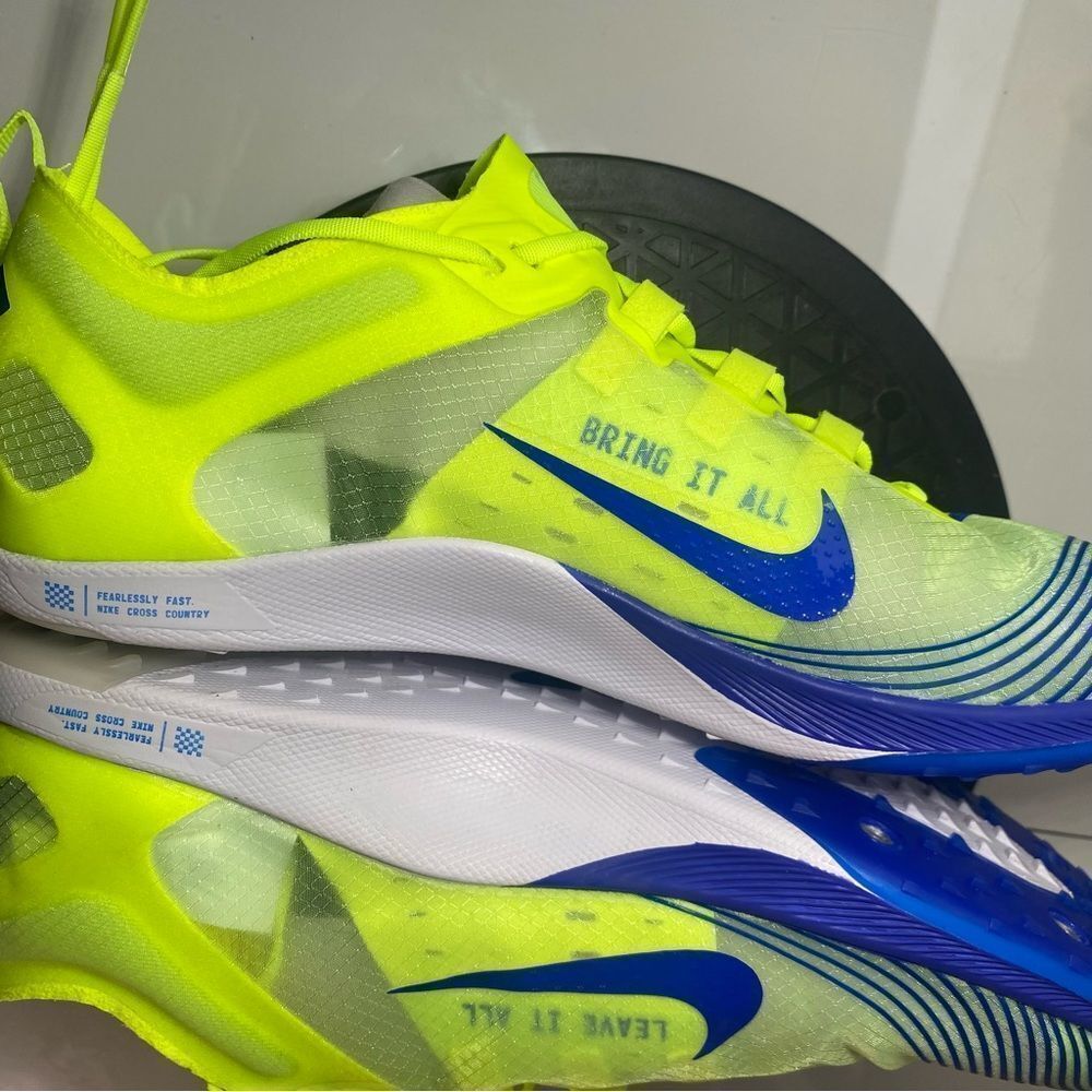 🆕 Nike	Zoom Victory 5 XC 'Volt Racer Blue'	- Mens 11.5 - Picture 7 of 11